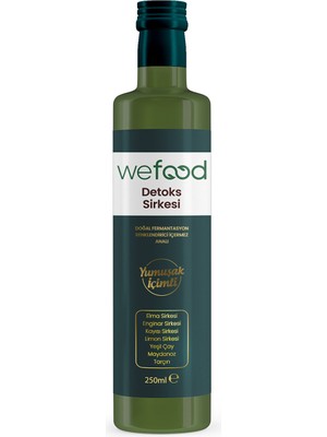 Wefood Detoks Sirkesi 250 ml (Doğal Fermantasyon)