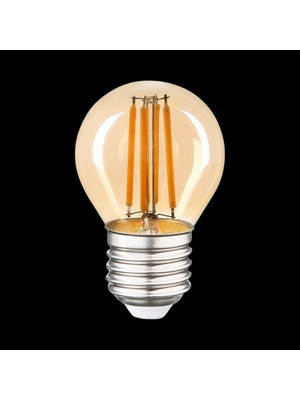 Tg Tek-İş Global G45 Rustik LED Ampul 4W E27 Duy 2700K Gün Işığı Mini Top Filament Ampul