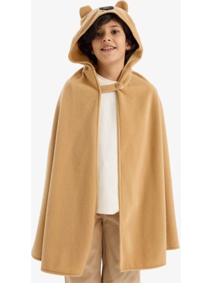 DeFacto Erkek Çocuk Kapüşonlu Polar Pelerin Kostüm G7012A825WN