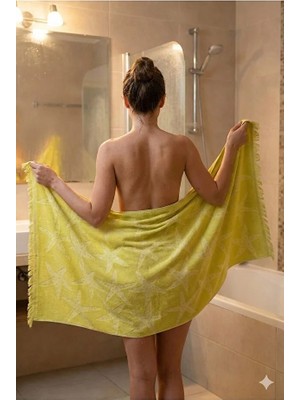 Miabella Home Büyük  Banyo Havlusu %100 Pamuk Hızlı Kuruyan  Vücut Havlusu Peştemal