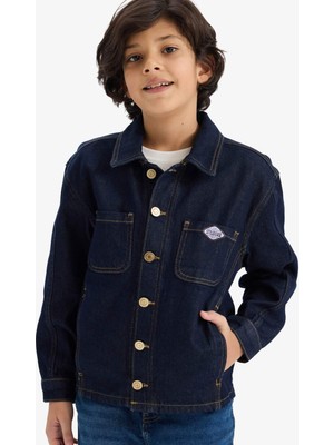 DeFacto Erkek Çocuk Düğmeli Denim Ceket G4378A826SP