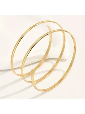 Steelva Gold Üst Kol Bilekliği