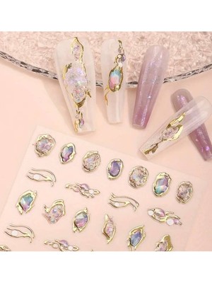 Steelva 5d Kabartmalı Tırnak Stickeri