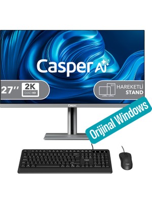 Casper Nirvana A87.255H-DV00A-V-G Intel Core Ultra 7-255H 32GB RAM 480GB NVME SSD W11H All In One