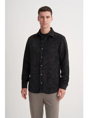 Cazador 23035 Erkek Kadife Gömlek