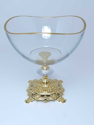 Elta Collection Metal Ayaklı Lüks Sunumluk Kase