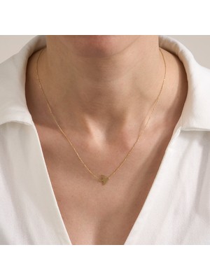 Gold Marley 14 Ayar Ruhun Kanadı Altın Kolye