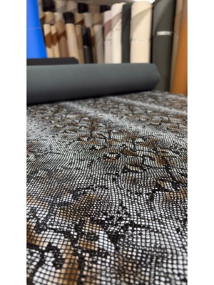 Yılan Desen Suni Deri Ayakkabılık, Çantalık, Döşemelik 100 x 140
