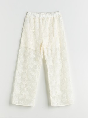 Lc Waikiki Yeni Sezon Beli Lastikli Çiçekli Kız Çocuk Pantolon