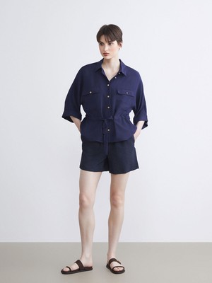 Lc Waikiki Yeni Sezon Beli Lastikli Kadın Şort