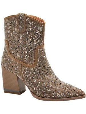 Guja 24K132-2 Kadın Taşlı Topuklu Bot