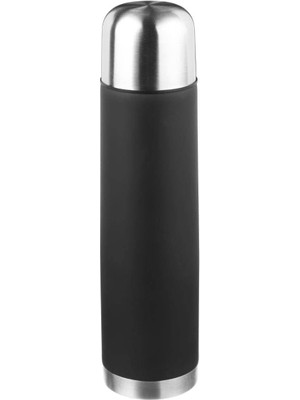 Double Wall Çelik Termos Siyah 1lt