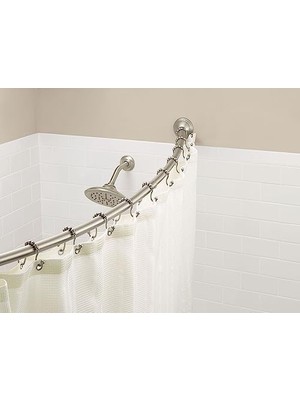 SR2201BN Duş Perdesi Halkası, Fırçalanmış Nikel