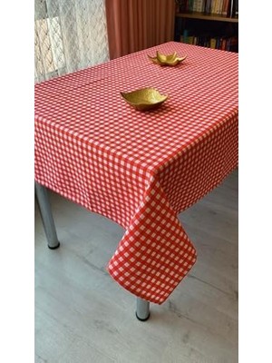 Masa Örtüsü Desenli 150 x 180 cm (Kırmızı)