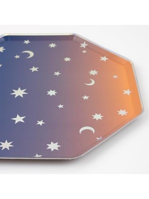 - Making Star Dinner Plates - Yıldızlı Tabaklar (L) (8'li)