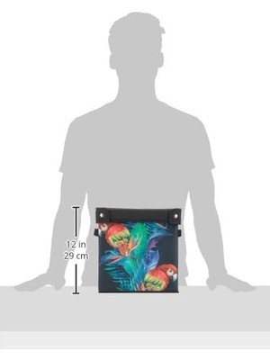 Saklama Kutusu Kapaklı Kırmızı Papağan Desen