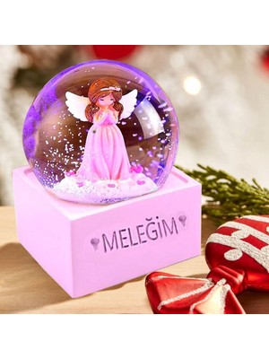 Meleğim Işıklı Kar Küresi Hediye
