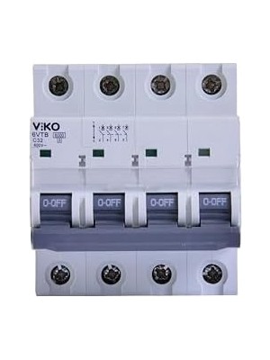 6VTB-4C32 Otomatik Sigorta 6ka C Tipi 4 Kutup 32A