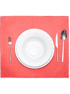 Taşlanmış Denim Pamuk Amerikan Servisi - 2'li Set