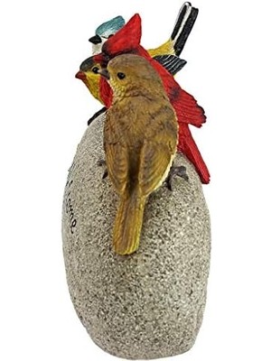 QM7512040 Bahçe Heykeli Kuş Sarısı Motifi, Orta, Renk