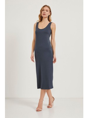 Armalife 1595 Kalın Askılı Soft Maxı Kadın Elbise