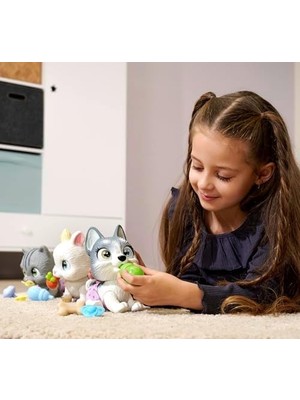 105950135, Petz, Evcil Hayvan Eğlencesi, Özel Fonksiyonlu, Içme ve Altını Islatma, 3 Adet Sürpriz ile Birlikte, 15 cm