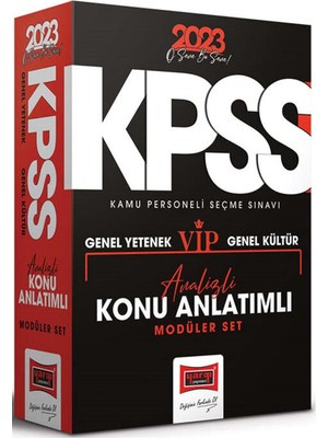 Yayınları 2023 Kpss Genel Kültür Genel Yetenek Tüm Dersler Konu Anlatımlı Modüler Set