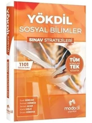 Modadil Yökdil Sosyal Bilimler Sınav Stratejileri-Yeni