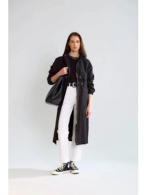 Robin D87114 Kadın Robin Trençkot