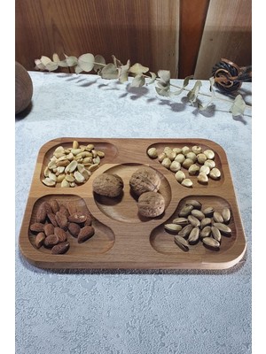 Ahşap Kay?n Çerezlik-Kahvaltılık ve Servis- Sunum Taba?? KZ10081