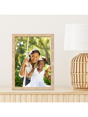 Frames Metal Desenli, 12,7 x 17,8 Cm, Altın Rengi Resim Çerçevesi, Altın, 5x7