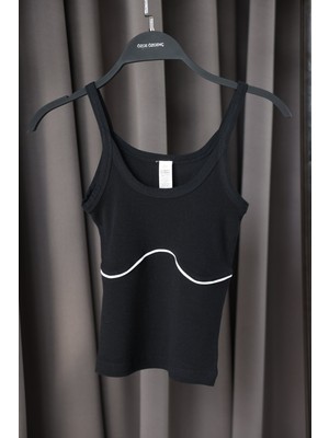 Ortası Biyeli Fitilli Atlet