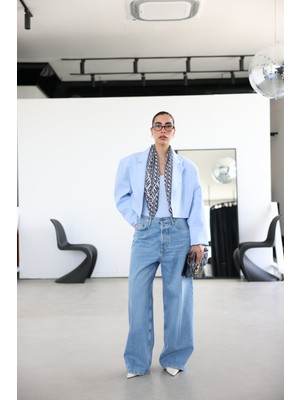 Yumuşak Dokulu Baggy Jean