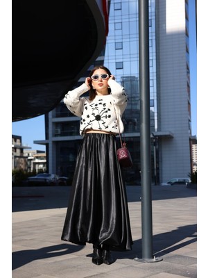 Uzun Balon Saten Etek