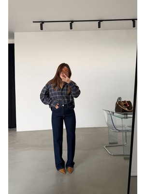 Özge Özgenç Yüksek Bel Düz Kesim Jean