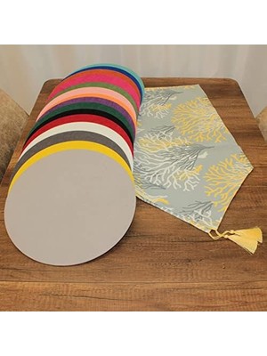 Sarı-Beyaz Mercanlar - Gri Arka Plan