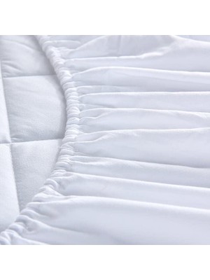 AT9698, Tek Kişilik, Kapitone, Elyaf Dolgulu, Fitted, Lastikli, Yatağı Saran, Alez, Çarşaf Alez, Yatak Koruyucu, 100X200 cm
