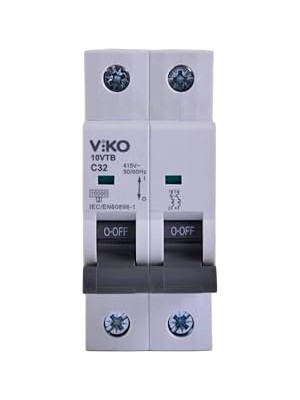 10VTB-2C32 Otomatik Sigorta 10KA C Tipi 2 Kutup 32A