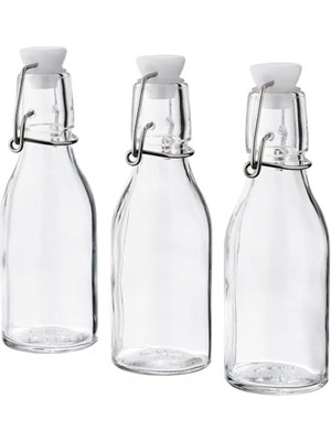 Su Şişesi, Cam, 15 Cl, 3 Adet