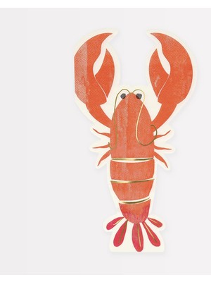 - Lobster Napkins - Istakoz Peçeteler - 16'lı