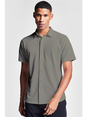 Lescon 25NTEB001207 Erkek Kısa Kollu Gömlek