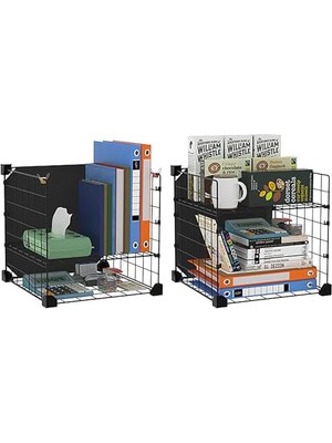 Aparatlı Çelik Duvar Rafı - 3 Katlı