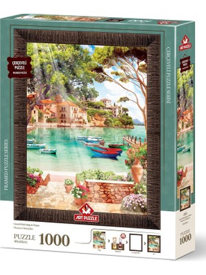 Huzura Günaydın 1000 Parça Çerçeveli Puzzle