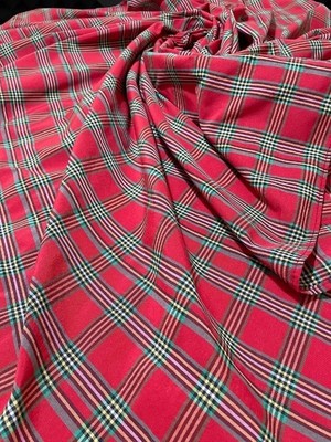 Masa Örtüsü Iskoç Tartan Modern ve Geleneksel. Kırmızı (160X170 Cm)