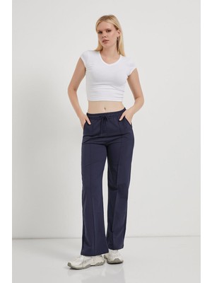 Armalife 26105 Iki Iplik Beli Lastikli Çimalı Salaş Kadın Eşofman Altı