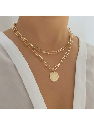 Hediye Shop Kişiye Özel Isim Yada Harf Yazılabilir Bereket Dualı Altın Kaplama Kolye