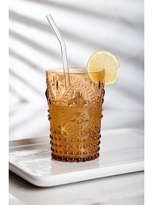 Ews Akrilik Renkli 6'lı Kısa Bardak & Su Meşrubat Kahve Yanı Bardağı 400 ml (Cam Değildir)