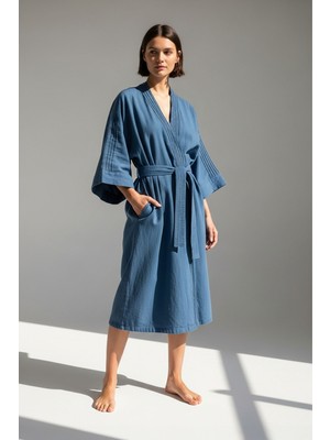 Jojomia Lavinia Uzun Kollu Kadın Sabahlık / Kimono