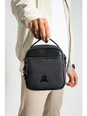 Mega Çanta Mega Polo Club Of Colors Erkek Kanvas Elden Tutmalı Çapraz Çanta