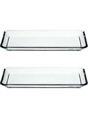 Elta Collection 68017 Grace Kristal Servis Tabağı - 2'li Set